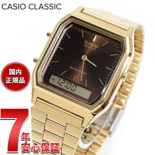 カシオ クラシック CASIO CLASSIC アナデジ 限定モデル 腕時計 メンズ レディース AQ-230GA-5AMQYJF【2024 新作】