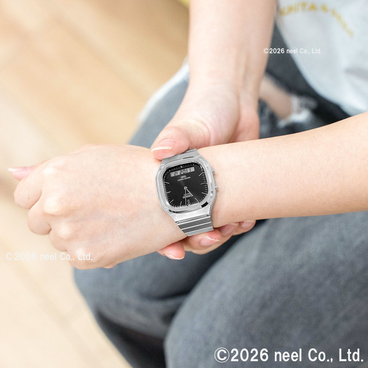 カシオ クラシック CASIO CLASSIC アナデジ 限定モデル 腕時計 AQ-240E-1AJF ブラック【2026 新作】