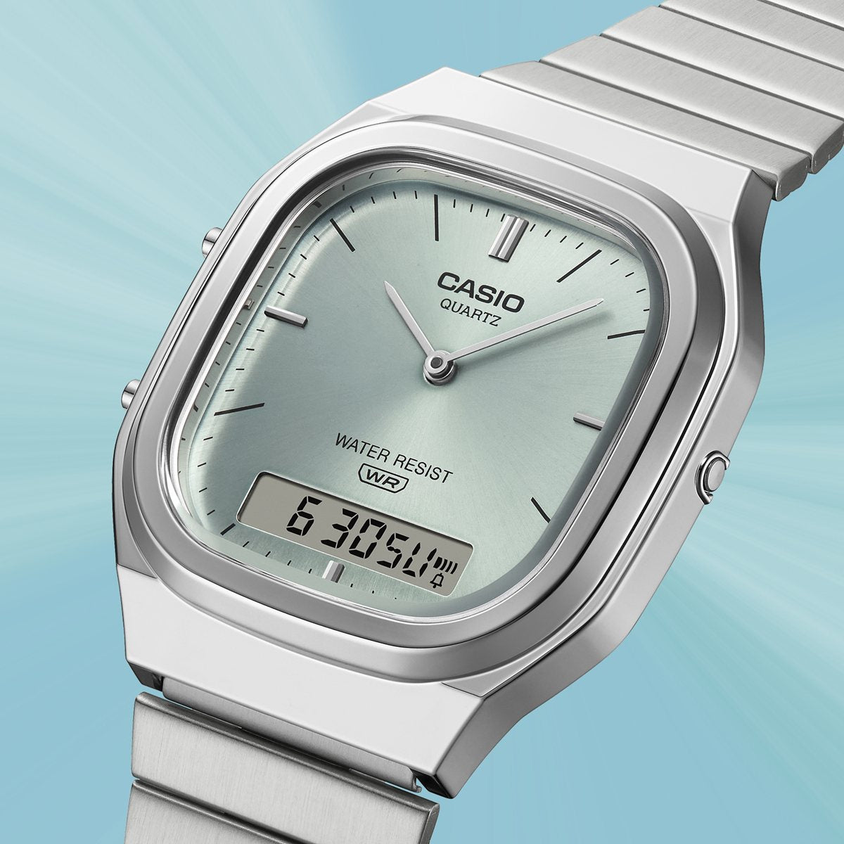 カシオ クラシック CASIO CLASSIC アナデジ 限定モデル 腕時計 AQ-240E-2AJF ブルー【2026 新作】