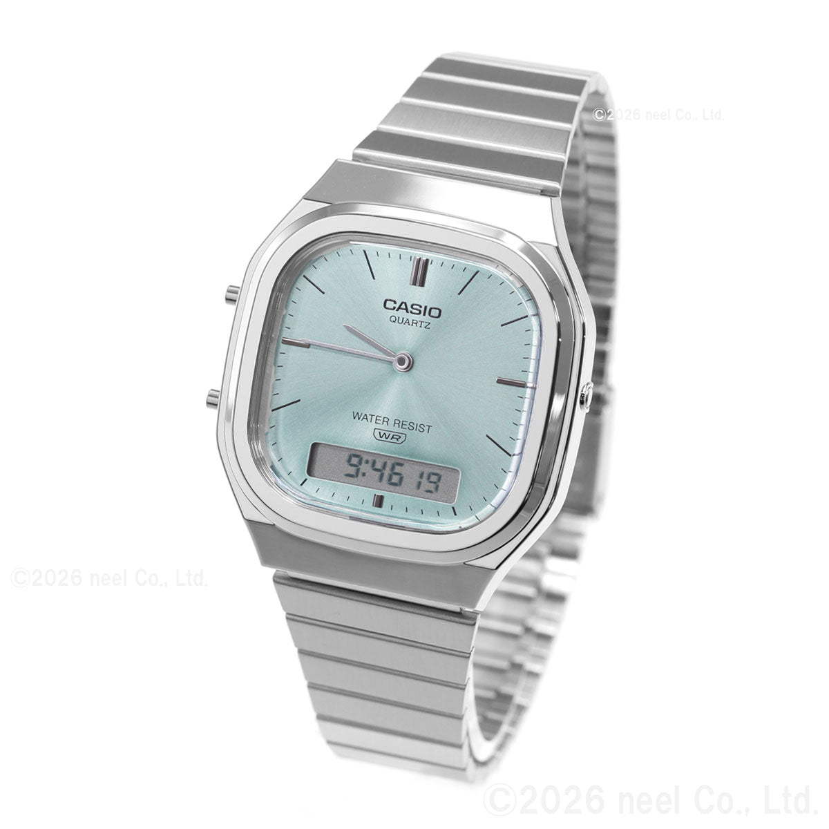 カシオ クラシック CASIO CLASSIC アナデジ 限定モデル 腕時計 AQ-240E-2AJF ブルー【2026 新作】