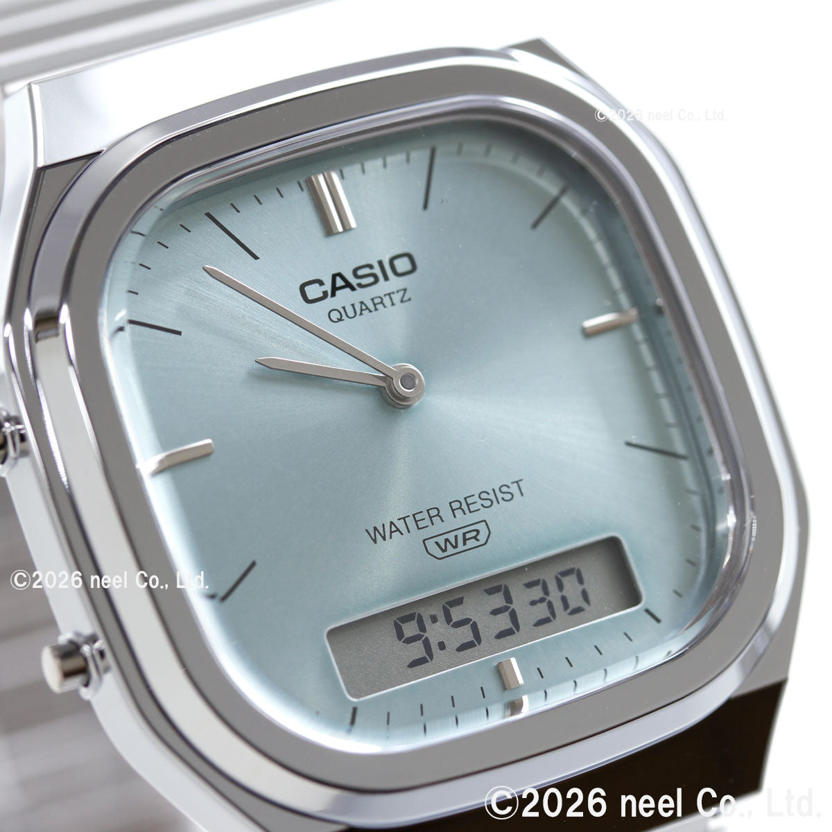 カシオ クラシック CASIO CLASSIC アナデジ 限定モデル 腕時計 AQ-240E-2AJF ブルー【2026 新作】
