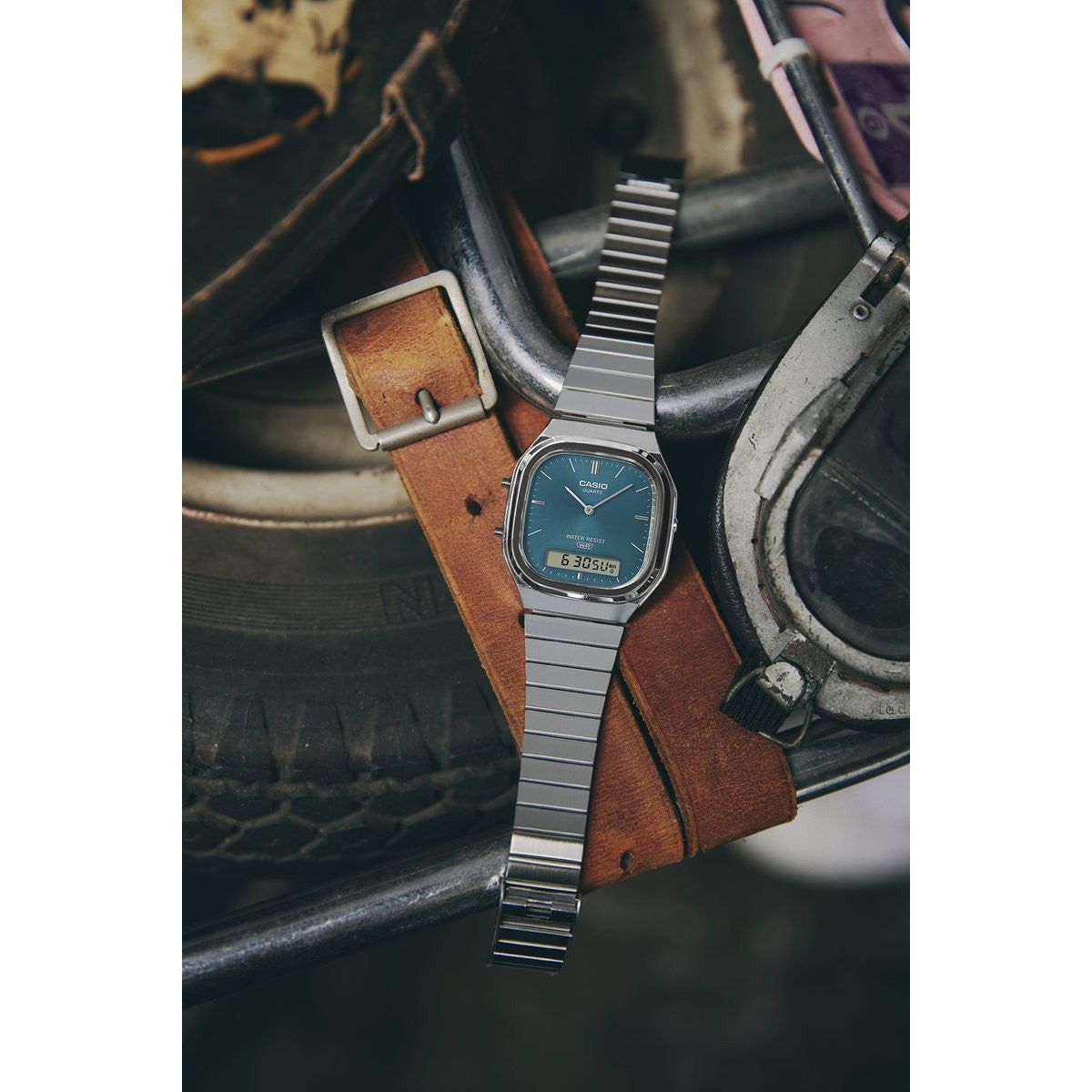 カシオ クラシック CASIO CLASSIC 限定モデル アナデジ 腕時計 AQ-240E-3AJF グリーン【2025 新作】