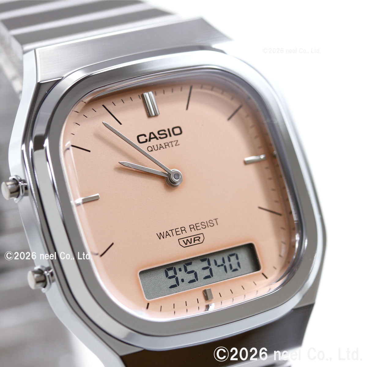 カシオ クラシック CASIO CLASSIC アナデジ 限定モデル 腕時計 AQ-240E-4AJF オレンジ【2026 新作】