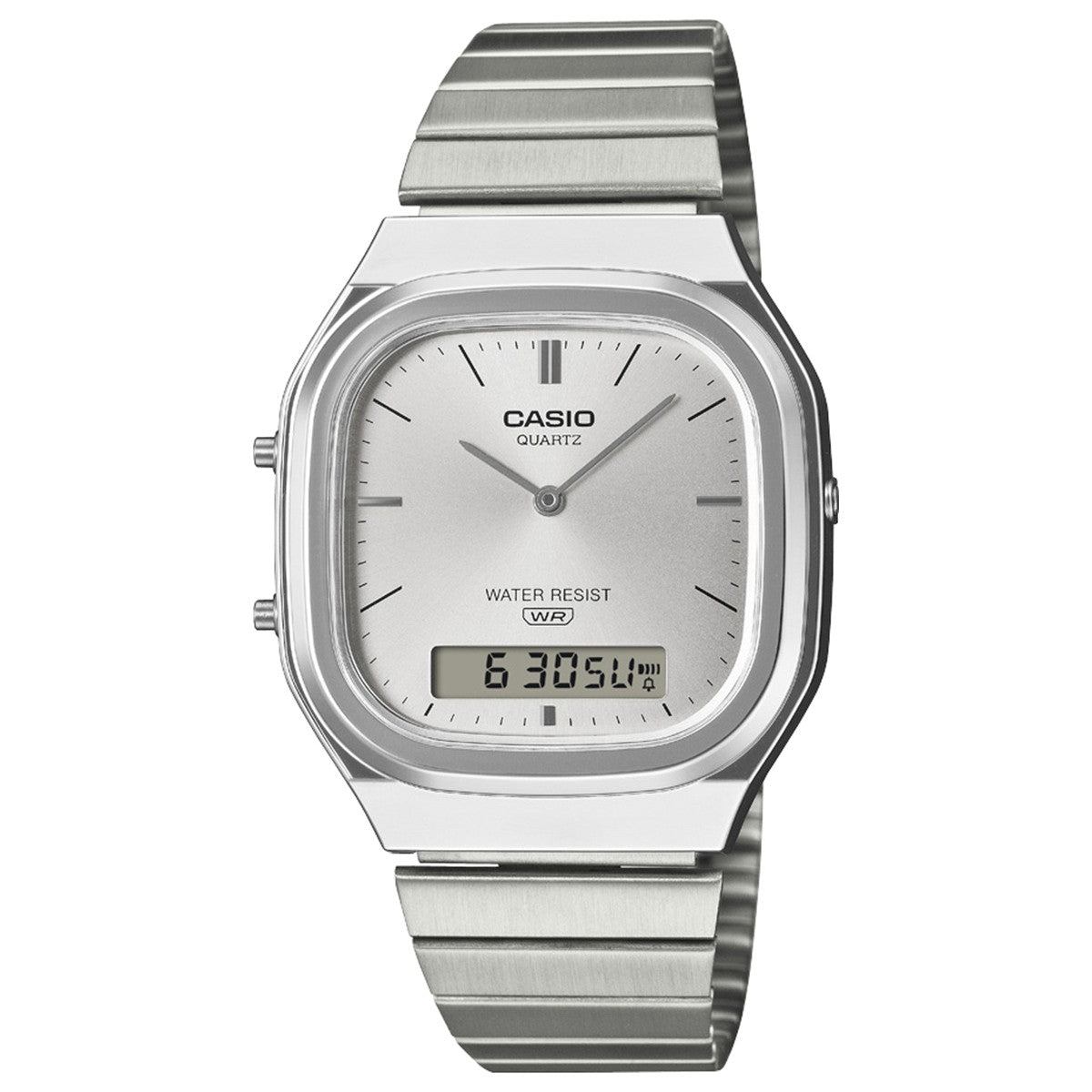 カシオ クラシック CASIO CLASSIC 限定モデル アナデジ 腕時計 AQ-240E-7AJF シルバー【2025 新作】