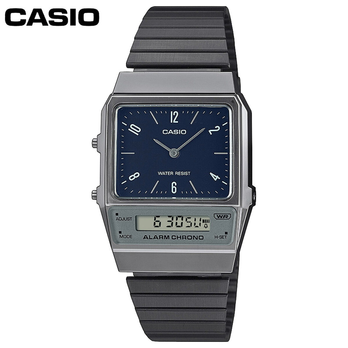 カシオ CASIO CLASSIC 限定モデル 腕時計 AQ-800EB-2AJF レトロモダン 角型フォルム【2024 新作】