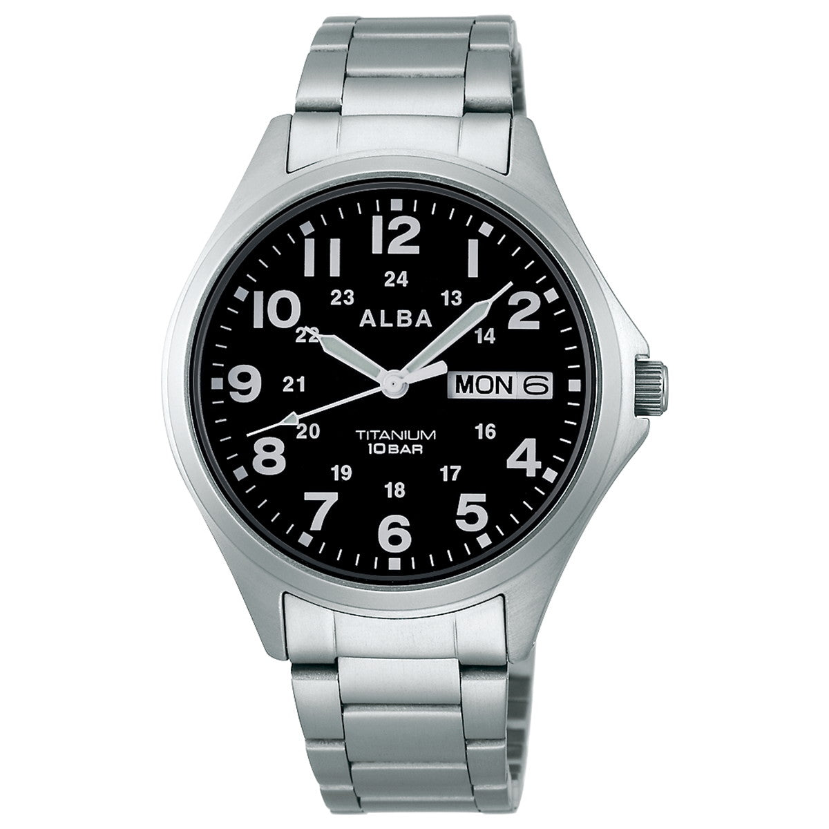 セイコー アルバ クオーツ SEIKO ALBA 腕時計 メンズ チタン AQPJ402