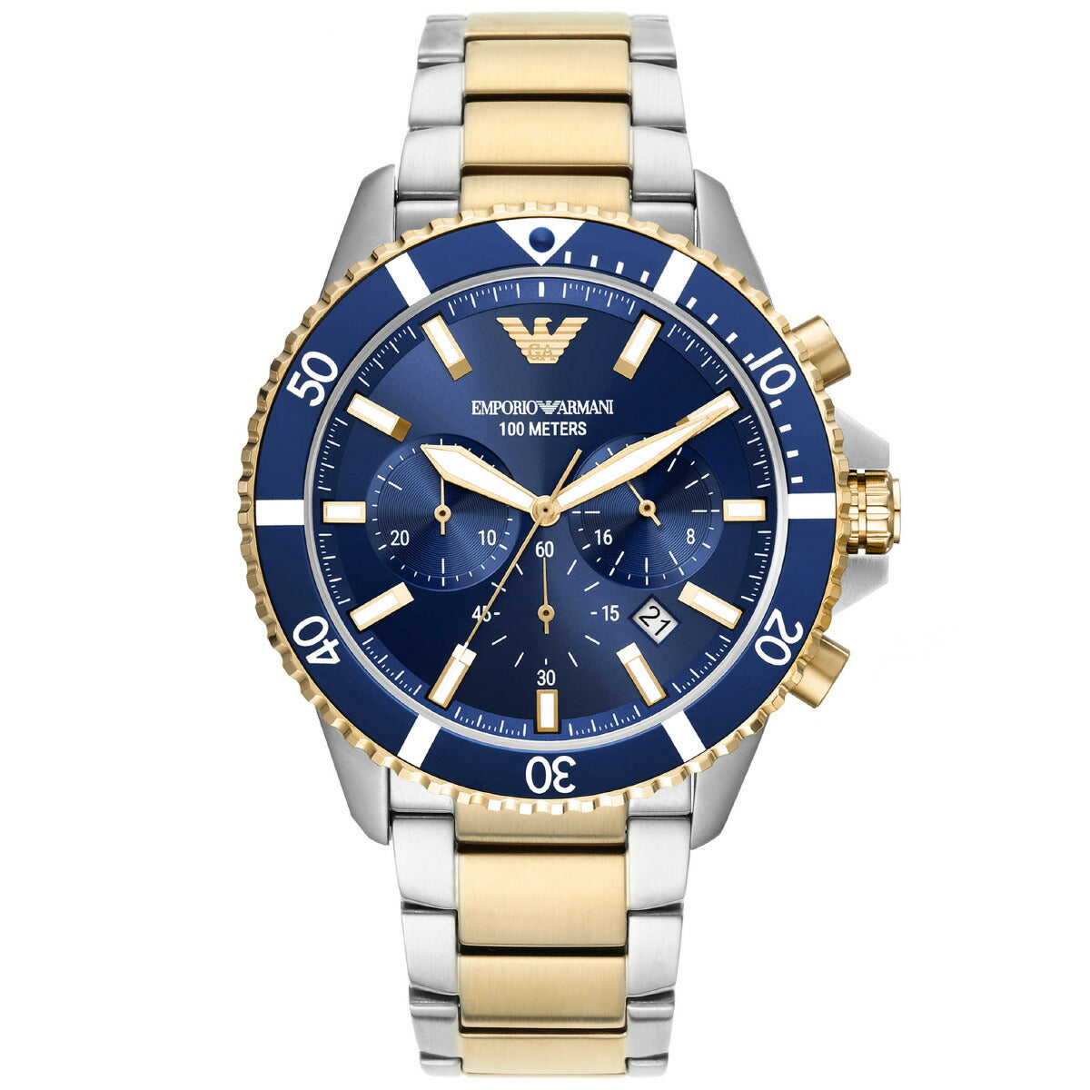 エンポリオアルマーニ EMPORIO ARMANI 腕時計 メンズ クロノグラフ ステンレススチールウォッチ AR11362