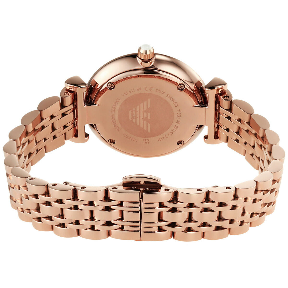 エンポリオアルマーニ EMPORIO ARMANI 腕時計 レディース ステンレススチールウォッチ AR11446