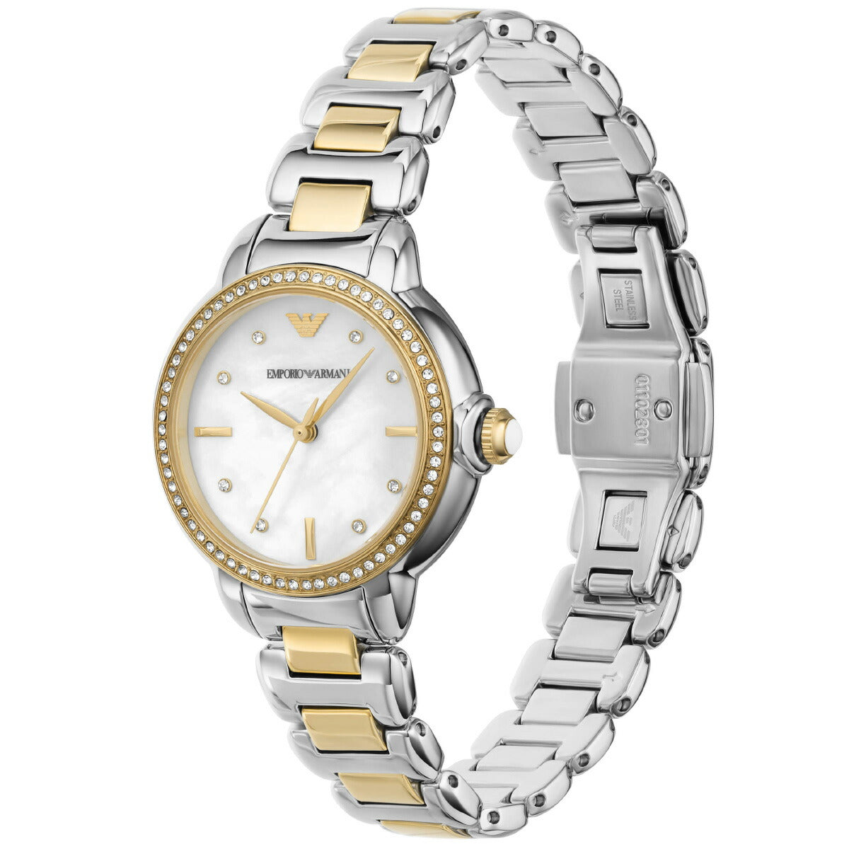 エンポリオアルマーニ EMPORIO ARMANI 腕時計 レディース ステンレススチールウォッチ AR11524