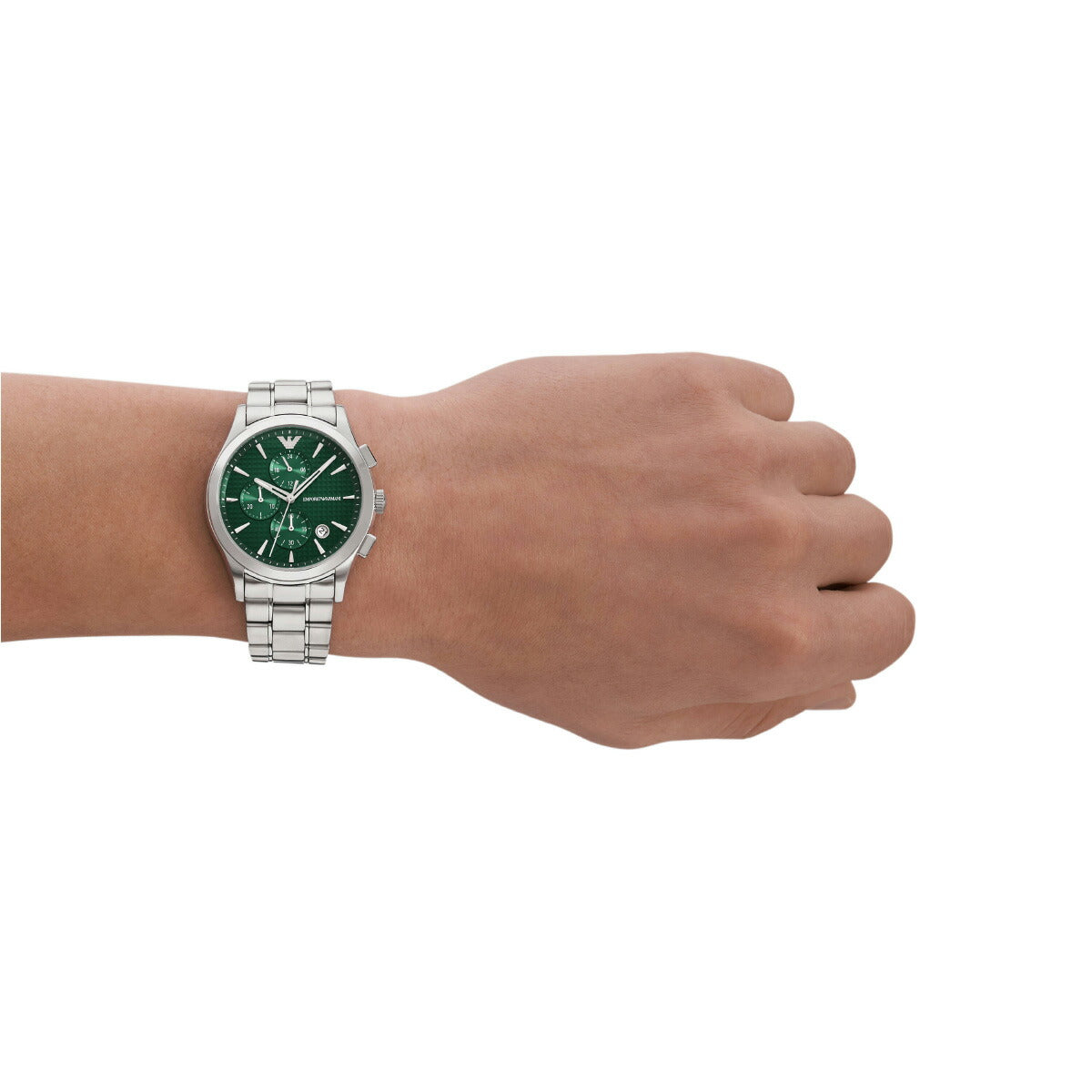エンポリオアルマーニ EMPORIO ARMANI 腕時計 メンズ クロノグラフ ステンレススチールウォッチ AR11529