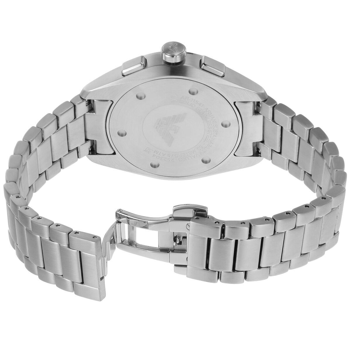 エンポリオアルマーニ EMPORIO ARMANI 腕時計 メンズ クロノグラフ ステンレススチールウォッチ AR11541