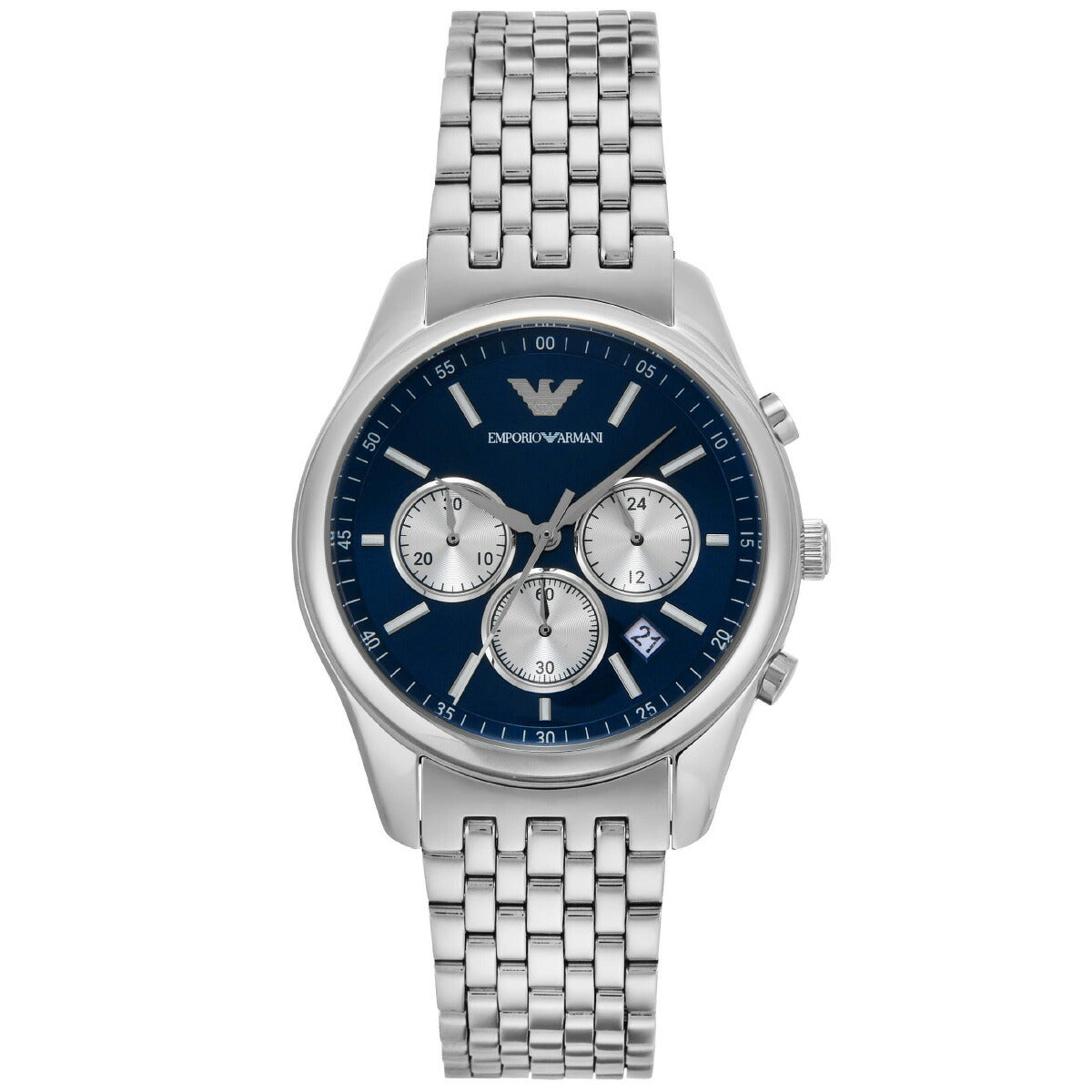 エンポリオアルマーニ EMPORIO ARMANI 腕時計 メンズ クロノグラフ ステンレススチールウォッチ AR11582