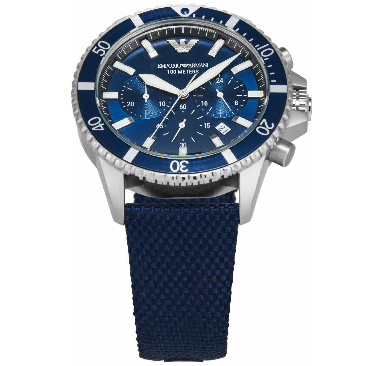エンポリオアルマーニ EMPORIO ARMANI 腕時計 メンズ クロノグラフ ナイロンウォッチ AR11588