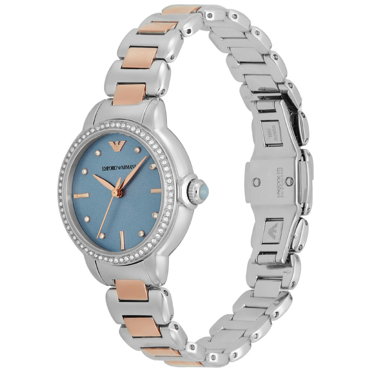 エンポリオアルマーニ EMPORIO ARMANI 腕時計 レディース ステンレススチールウォッチ AR11597