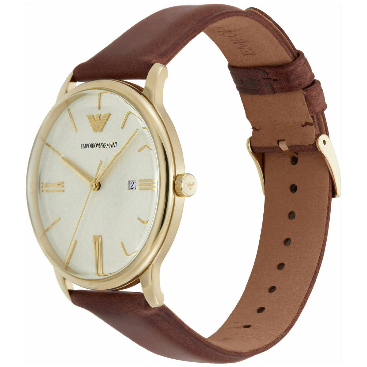 エンポリオアルマーニ EMPORIO ARMANI 腕時計 メンズ レザーウォッチ AR11610