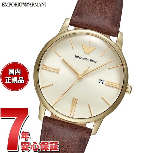 エンポリオアルマーニ EMPORIO ARMANI 腕時計 メンズ レザーウォッチ AR11610