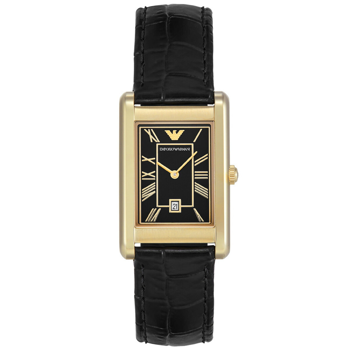 エンポリオアルマーニ EMPORIO ARMANI 腕時計 メンズ 二針デイト ゴールドトーン ステンレススチールウォッチ AR11666【2025 新作】