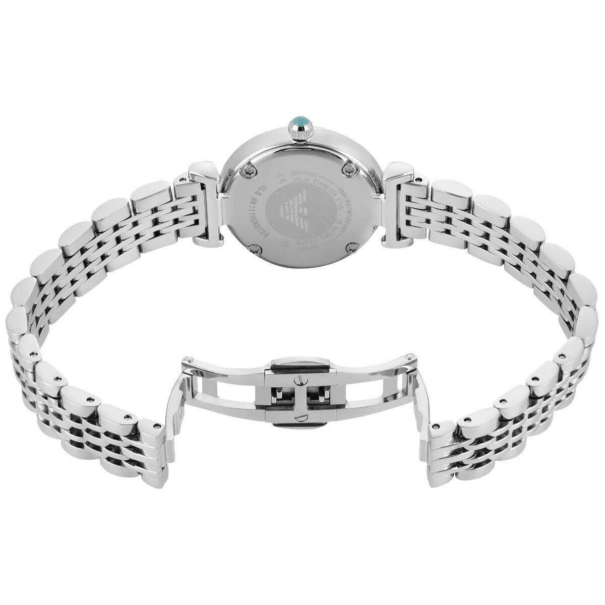 エンポリオアルマーニ EMPORIO ARMANI 腕時計 レディース 二針 ステンレススチールウォッチ AR11667【2025 新作】