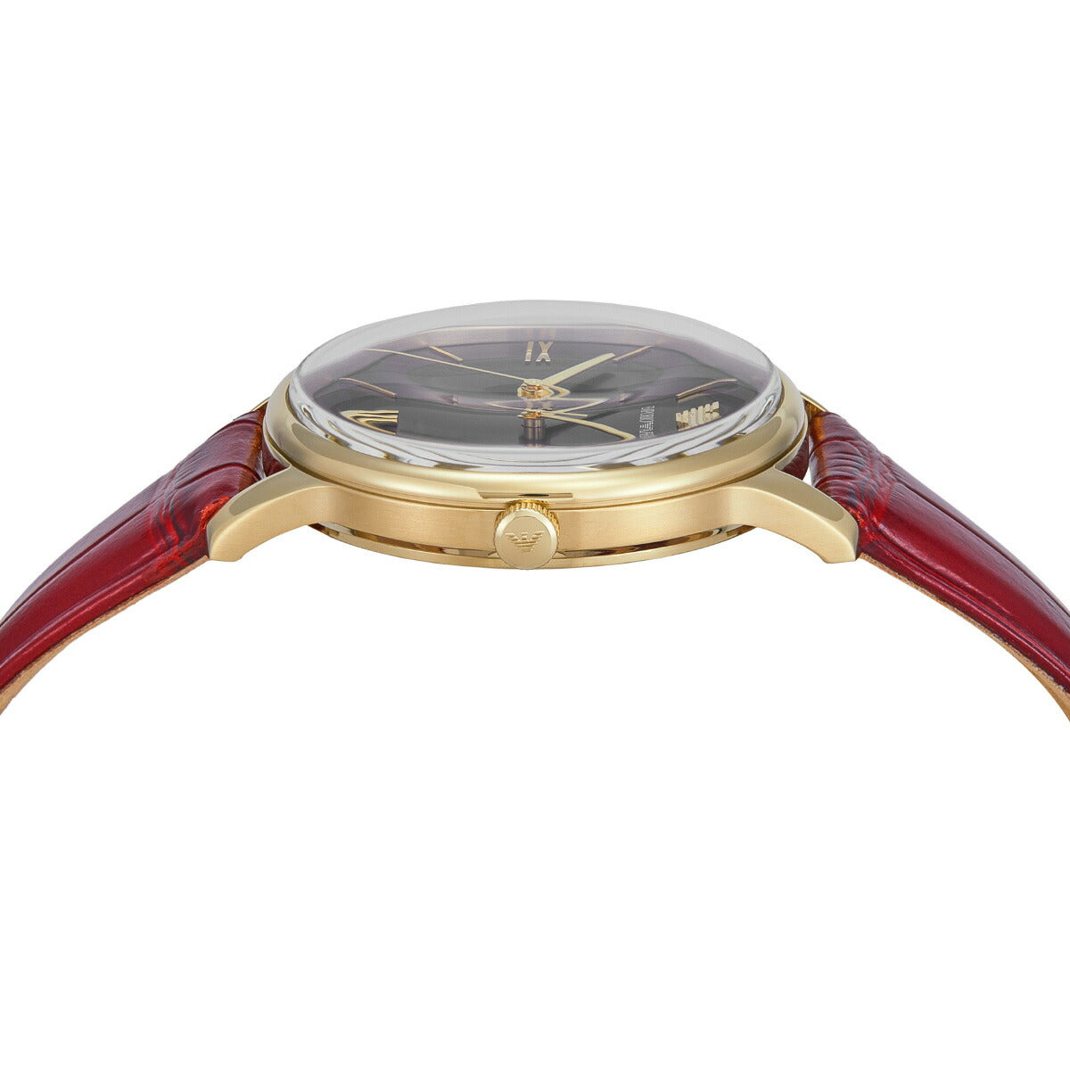 エンポリオアルマーニ EMPORIO ARMANI 腕時計 メンズ 三針デイト ゴールドトーン ステンレススチールウォッチ AR11673【2025 新作】