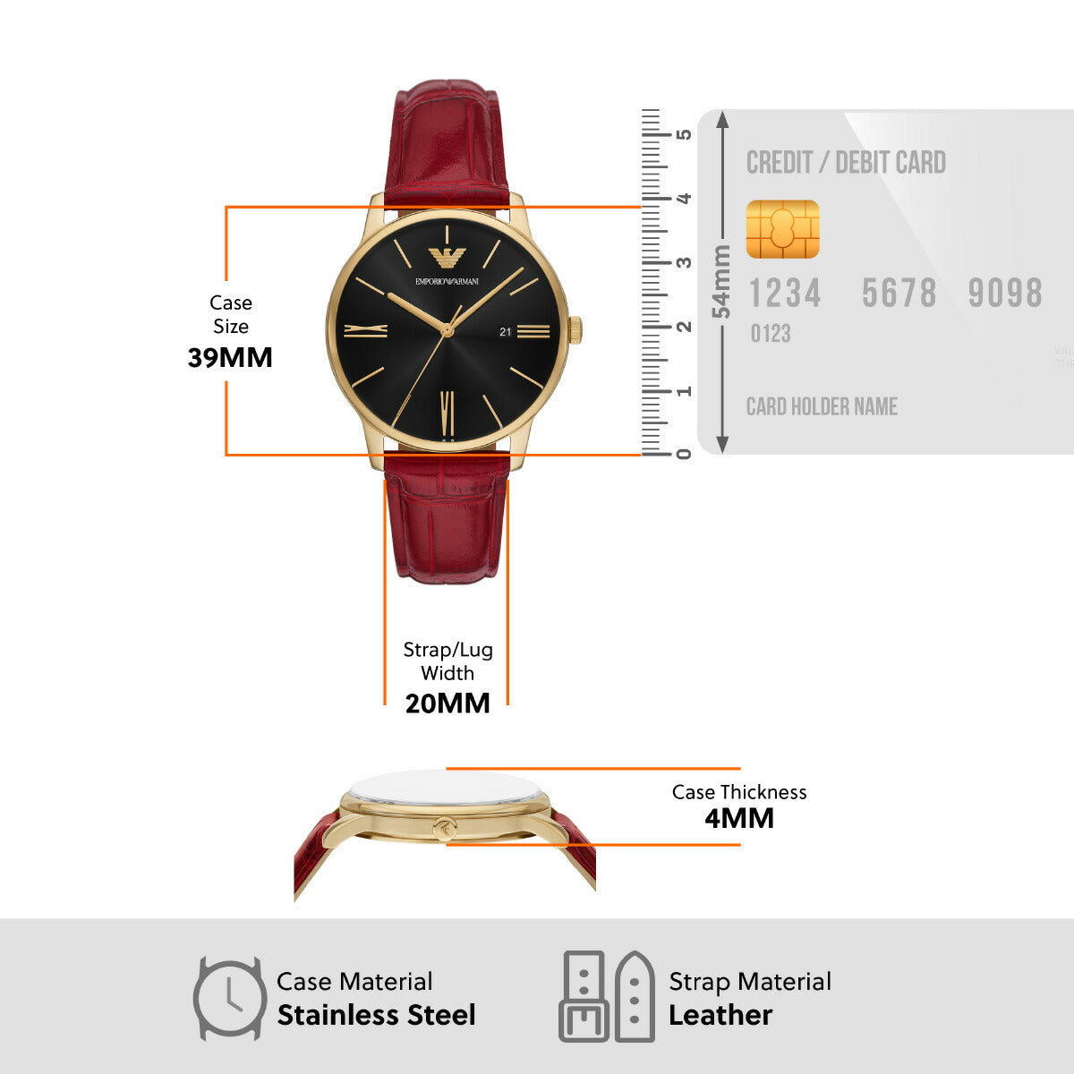 エンポリオアルマーニ EMPORIO ARMANI 腕時計 メンズ 三針デイト ゴールドトーン ステンレススチールウォッチ AR11673【2025 新作】