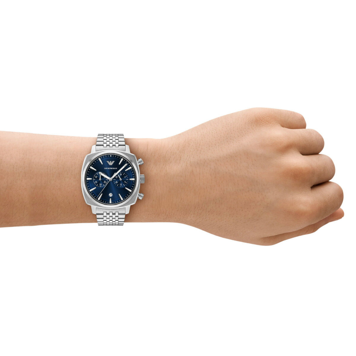 エンポリオアルマーニ EMPORIO ARMANI 腕時計 メンズ クロノグラフウォッチ ステンレススチール AR11688【2025 新作】