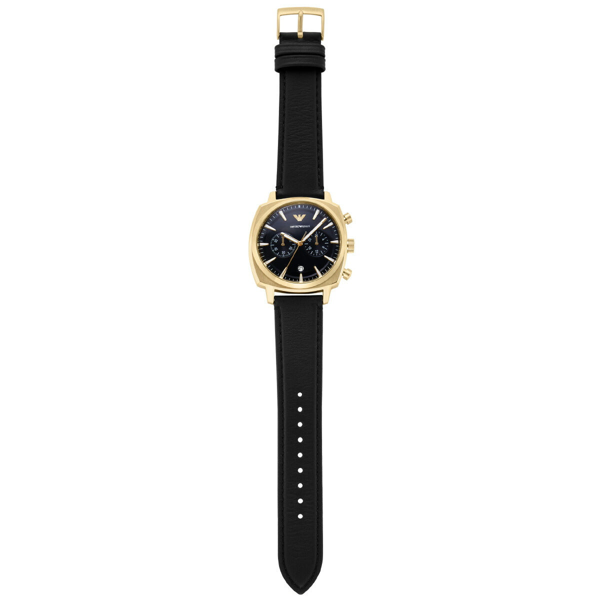 エンポリオアルマーニ EMPORIO ARMANI 腕時計 メンズ クロノグラフウォッチ ブラックレザー AR11690【2025 新作】