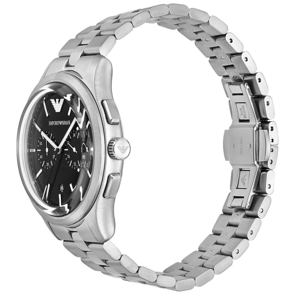 エンポリオアルマーニ EMPORIO ARMANI 腕時計 メンズ クロノグラフウォッチ ステンレススチール AR11691【2025 新作】