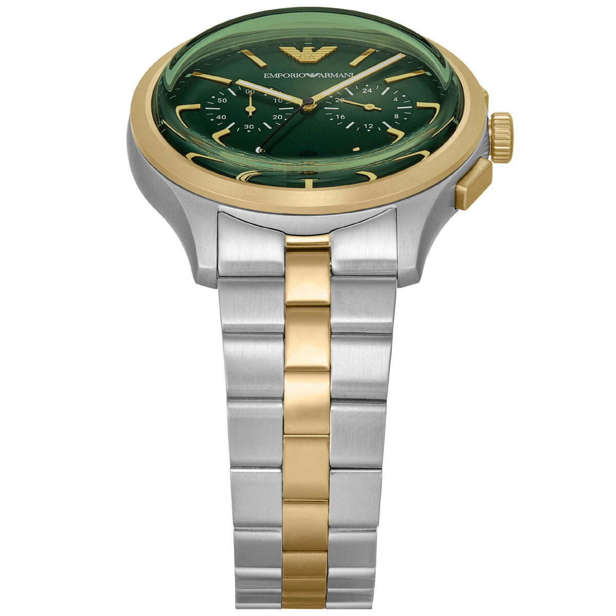 エンポリオアルマーニ EMPORIO ARMANI 腕時計 メンズ クロノグラフウォッチ ツートンステンレススチール AR11692【2025 新作】
