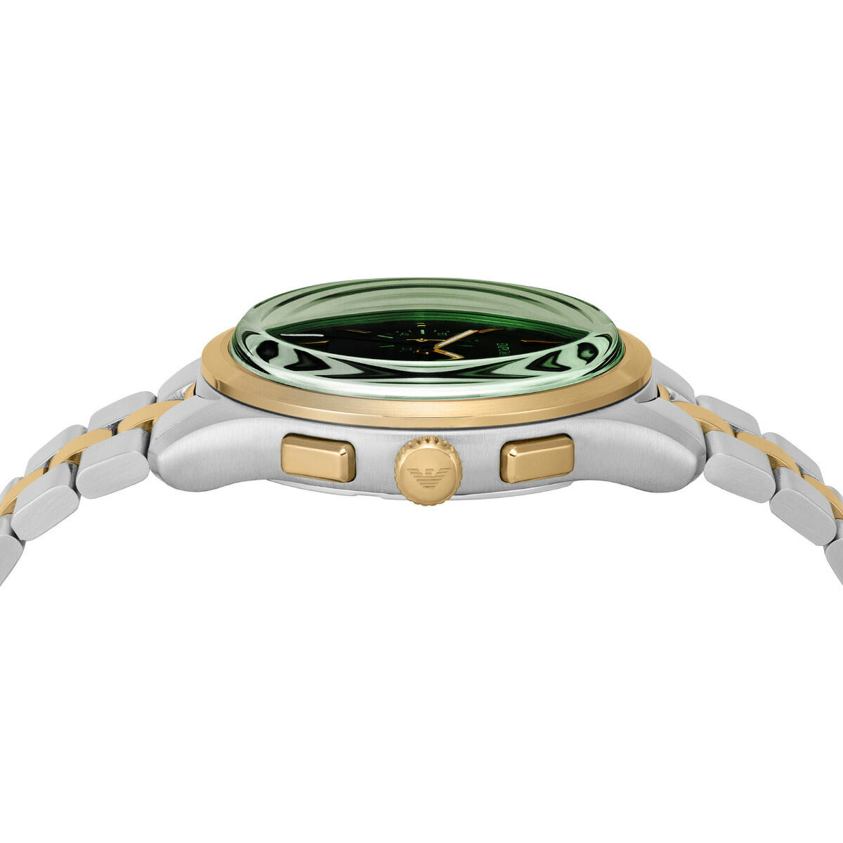 エンポリオアルマーニ EMPORIO ARMANI 腕時計 メンズ クロノグラフウォッチ ツートンステンレススチール AR11692【2025 新作】
