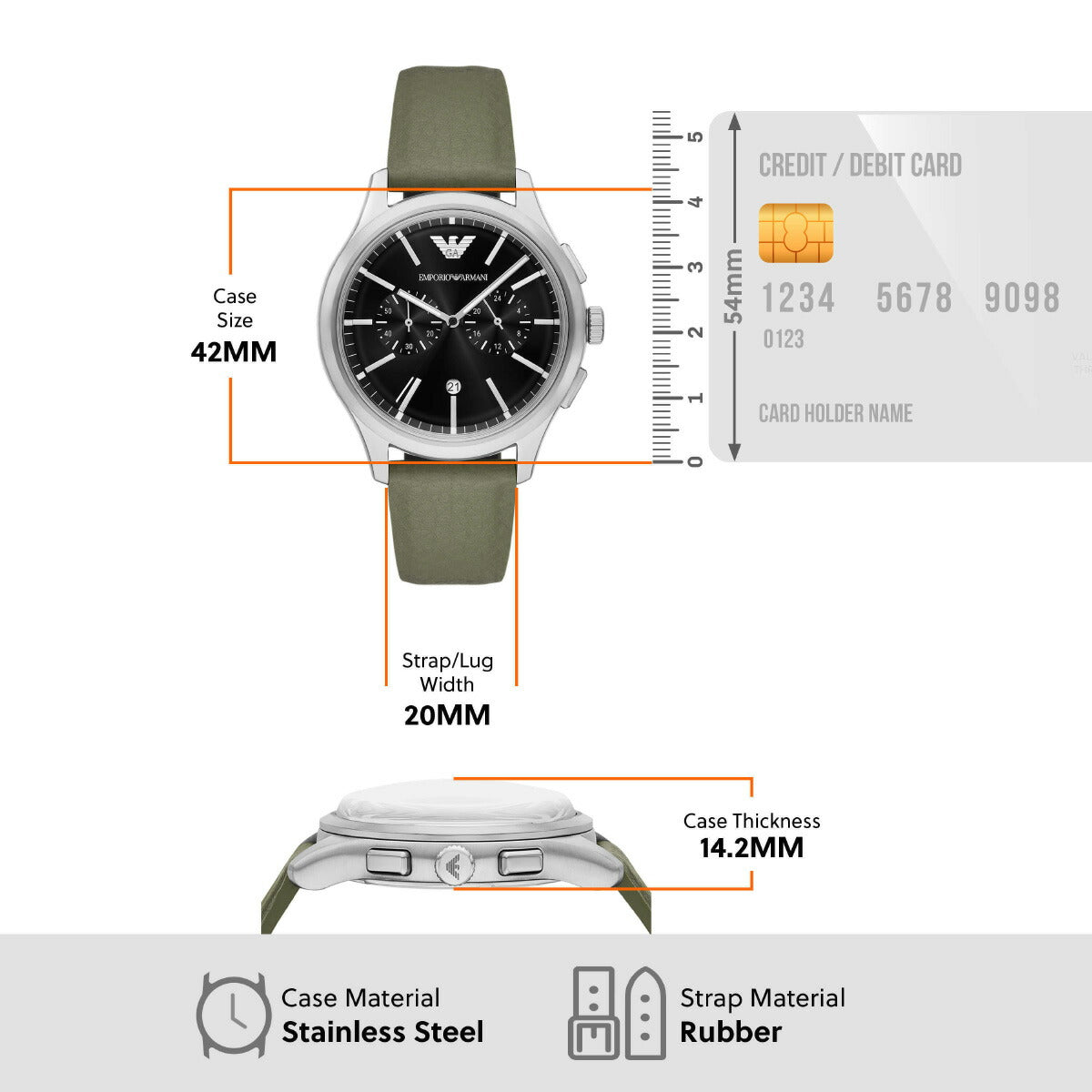 エンポリオアルマーニ EMPORIO ARMANI 腕時計 メンズ クロノグラフウォッチ ラバー AR11693【2025 新作】