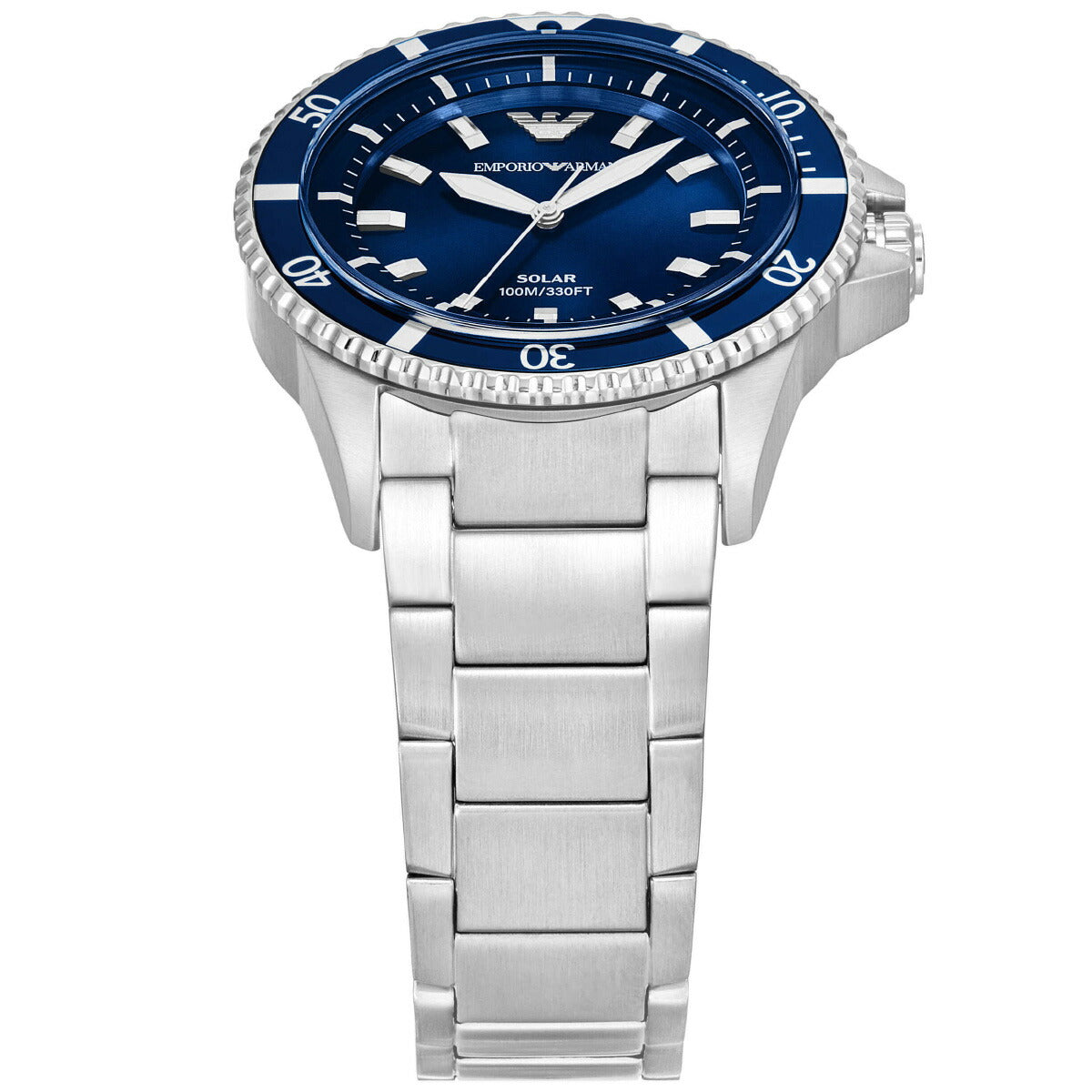 エンポリオアルマーニ EMPORIO ARMANI 腕時計 メンズ ワールドエクスプローラー ソーラーパワー 3針ウォッチ ステンレススチール AR11697【2025 新作】