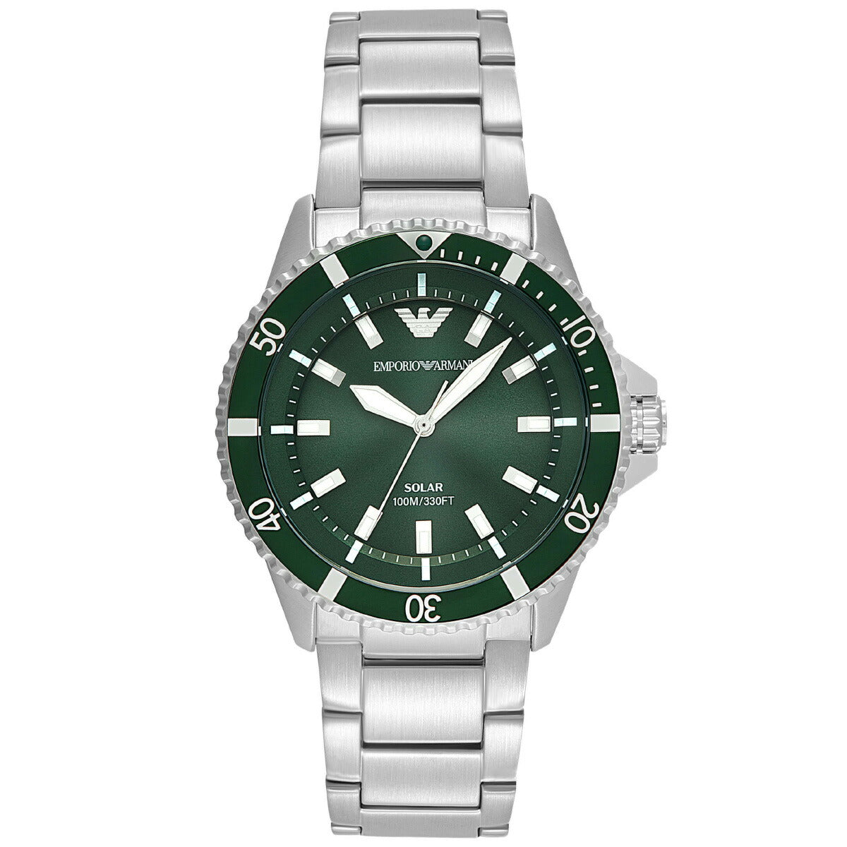 エンポリオアルマーニ EMPORIO ARMANI 腕時計 メンズ ワールドエクスプローラー ソーラーパワー 3針ウォッチ ステンレススチール AR11698【2025 新作】