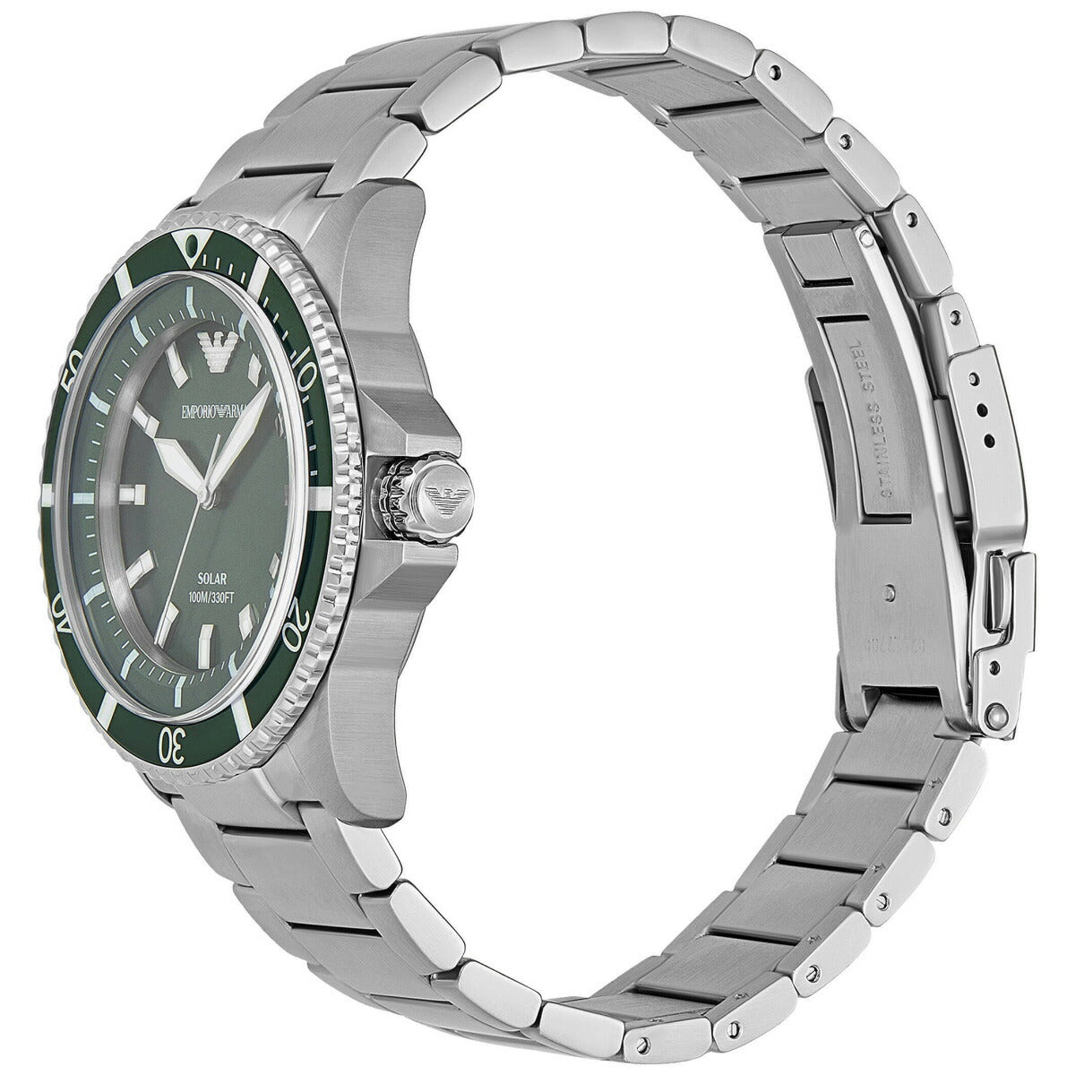 エンポリオアルマーニ EMPORIO ARMANI 腕時計 メンズ ワールドエクスプローラー ソーラーパワー 3針ウォッチ ステンレススチール AR11698【2025 新作】