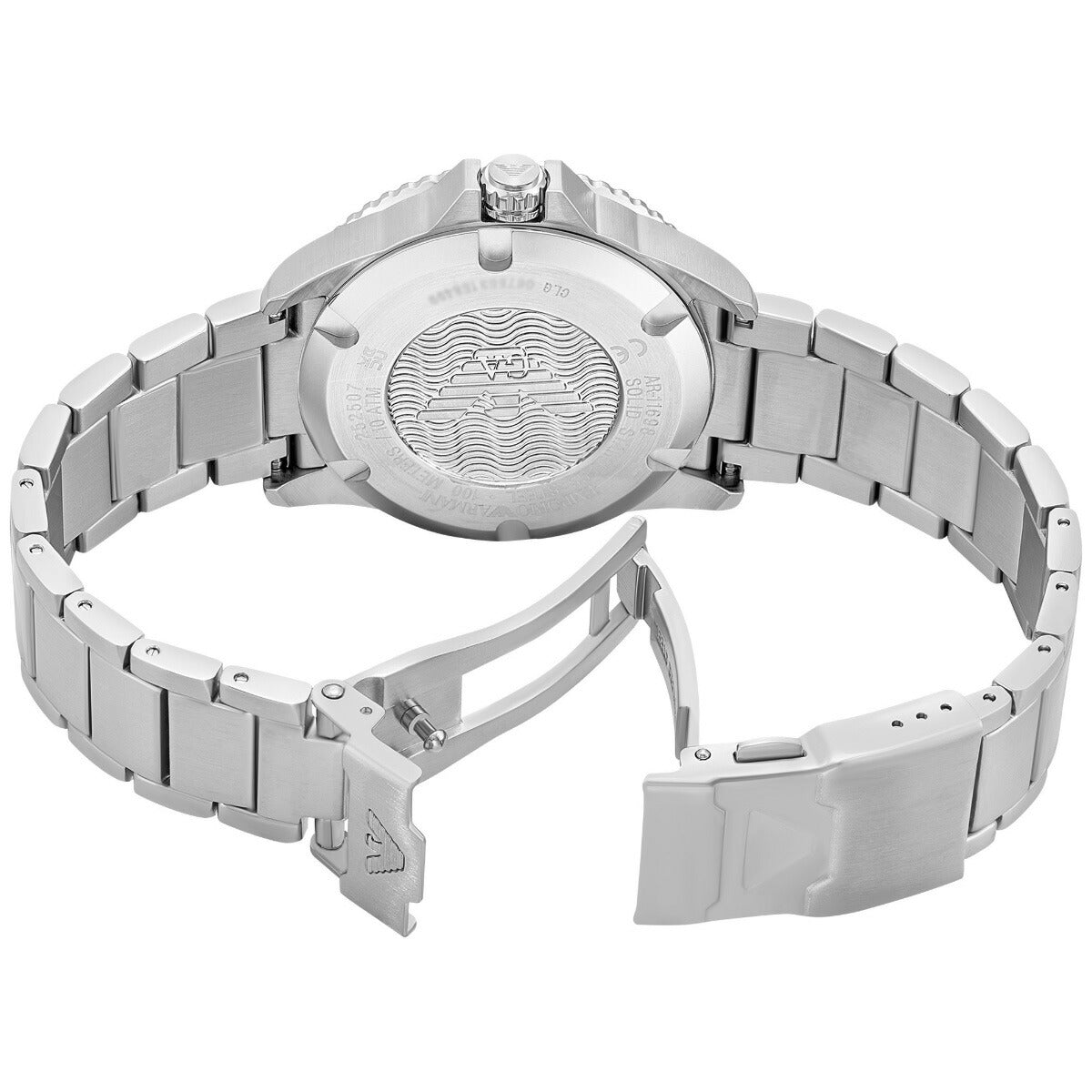 エンポリオアルマーニ EMPORIO ARMANI 腕時計 メンズ ワールドエクスプローラー ソーラーパワー 3針ウォッチ ステンレススチール AR11698【2025 新作】