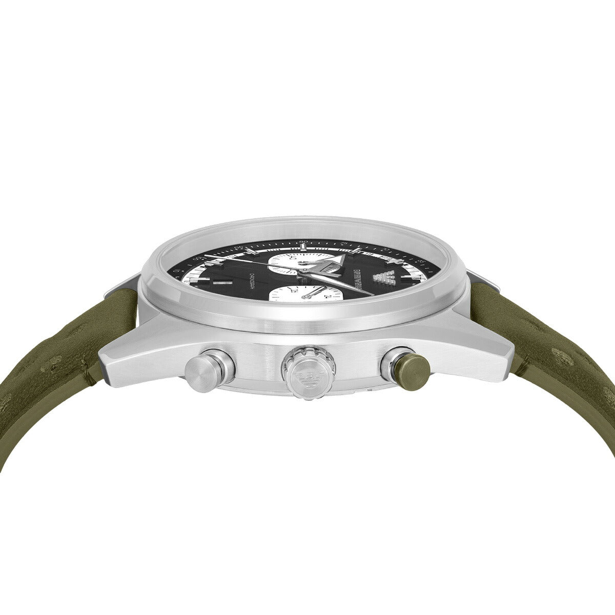 エンポリオアルマーニ EMPORIO ARMANI 腕時計 メンズ クロノグラフウォッチ グリーンレザー AR11709【2025 新作】