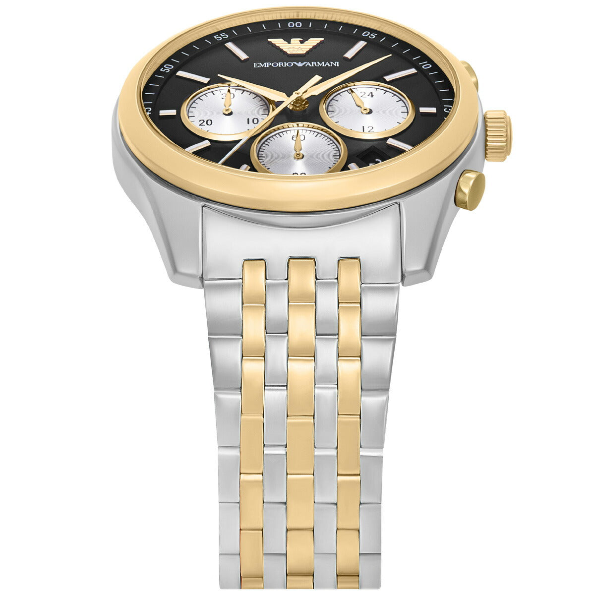 エンポリオアルマーニ EMPORIO ARMANI 腕時計 メンズ クロノグラフウォッチ ツートーンステンレススチール AR11713【2025 新作】