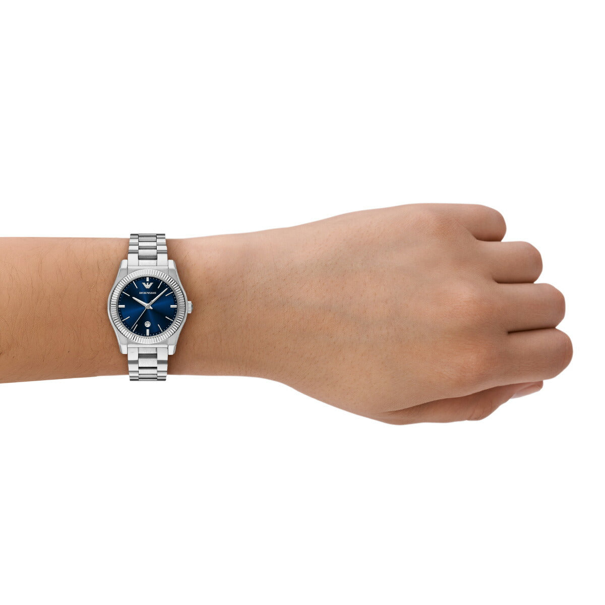 エンポリオアルマーニ EMPORIO ARMANI 腕時計 レディース 3針デイトウォッチ ステンレススチール AR11717