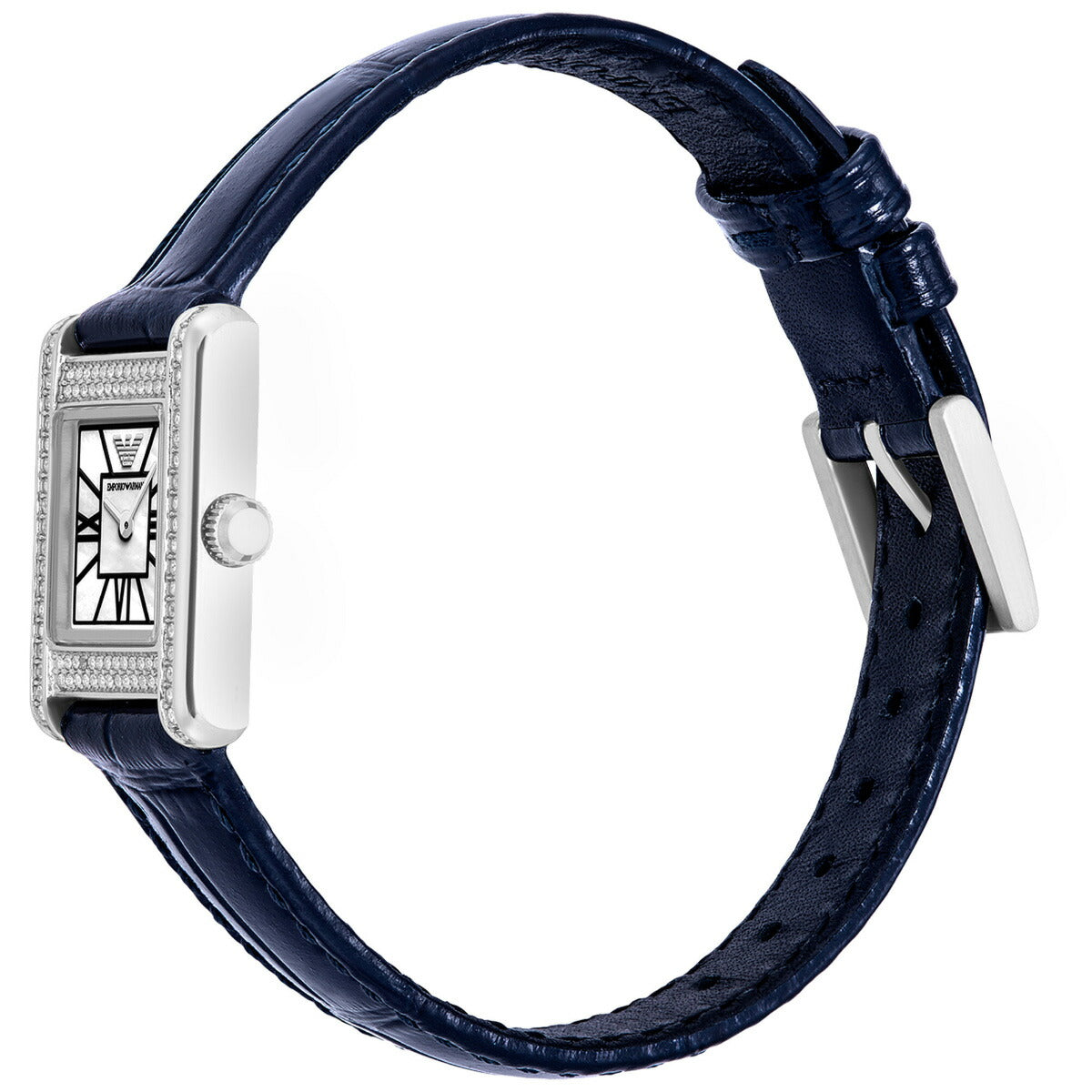 エンポリオアルマーニ EMPORIO ARMANI 腕時計 レディース 2針ウォッチ ディープブルーレザー AR11718【2025 新作】