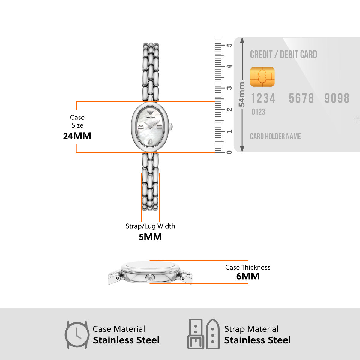 エンポリオアルマーニ EMPORIO ARMANI 腕時計 レディース ステンレススチール AR11720【2025 新作】