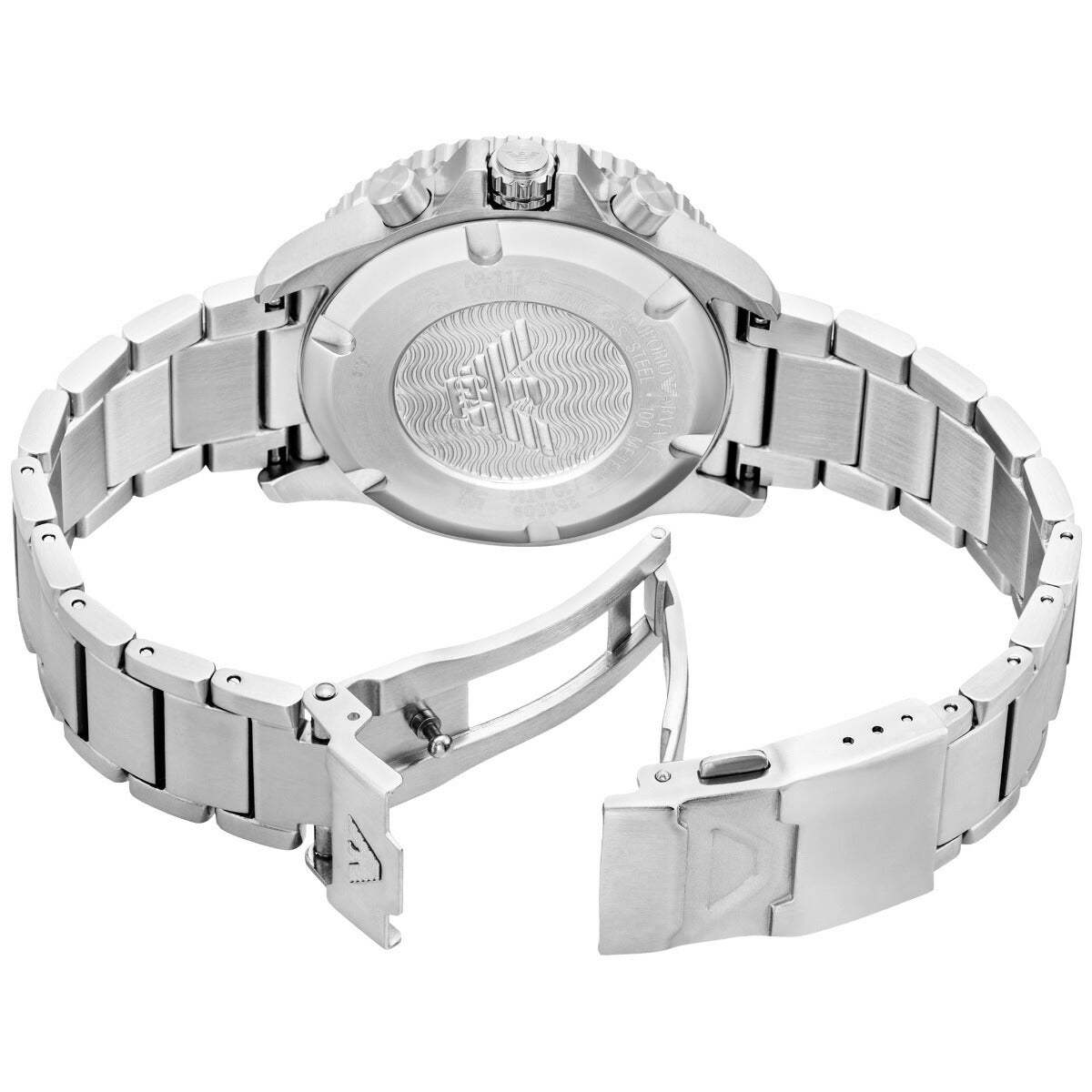 エンポリオアルマーニ EMPORIO ARMANI 腕時計 メンズ ソーラー クロノグラフ WORLD EXPLORER ステンレススチール AR11722【2025 新作】