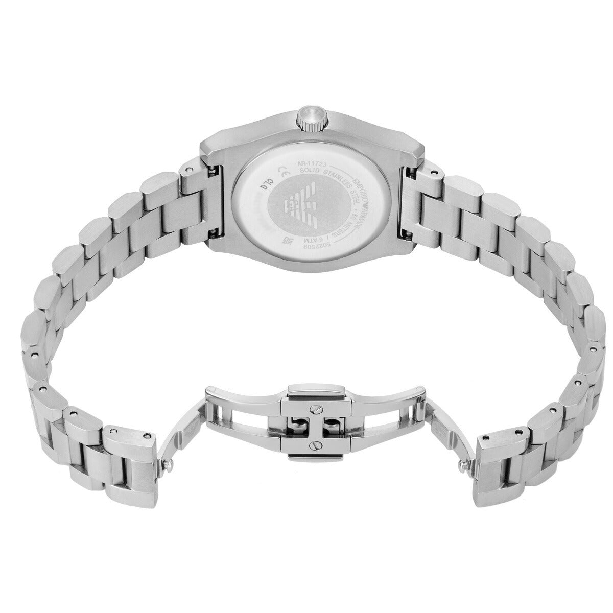 エンポリオアルマーニ EMPORIO ARMANI 腕時計 レディース 3針デイトウォッチ ステンレススチール AR11723【2025 新作】