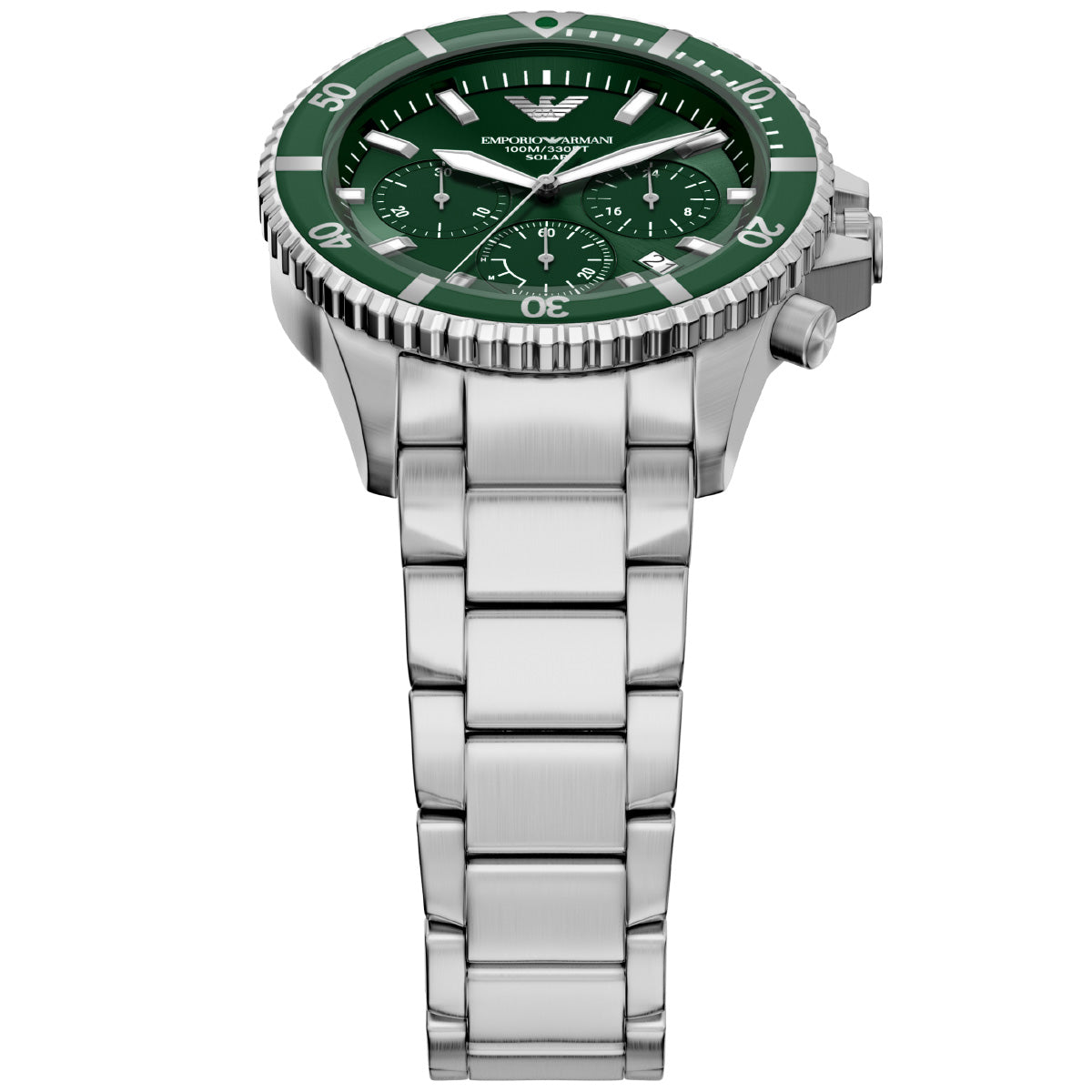エンポリオアルマーニ EMPORIO ARMANI 腕時計 メンズ ソーラー クロノグラフ WORLD EXPLORER ステンレススチール AR11741【2026 新作】【60回分割手数料無料！】