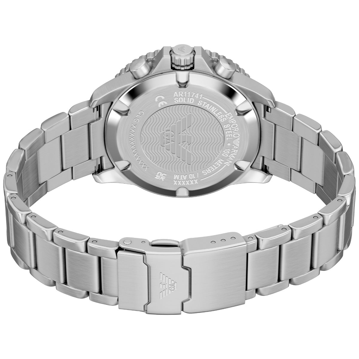 エンポリオアルマーニ EMPORIO ARMANI 腕時計 メンズ ソーラー クロノグラフ WORLD EXPLORER ステンレススチール AR11741【2026 新作】【60回分割手数料無料！】
