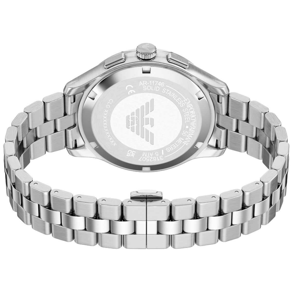 エンポリオアルマーニ EMPORIO ARMANI 腕時計 メンズ クロノグラフ ステンレススチール AR11746【2026 新作】【60回分割手数料無料！】