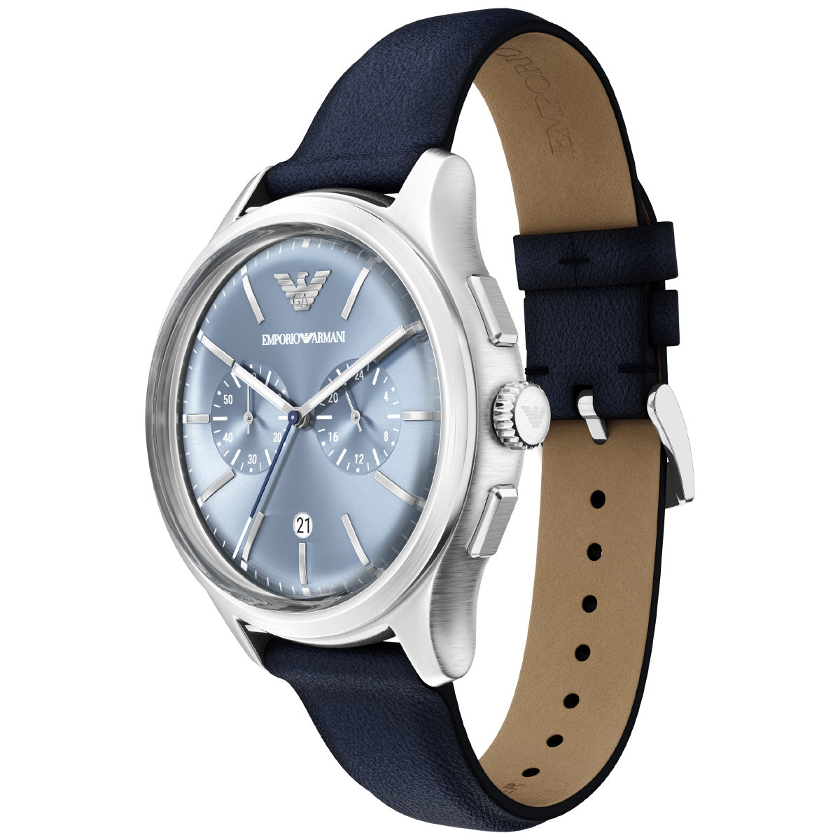 エンポリオアルマーニ EMPORIO ARMANI 腕時計 メンズ クロノグラフ レザー AR11747【2026 新作】【60回分割手数料無料！】
