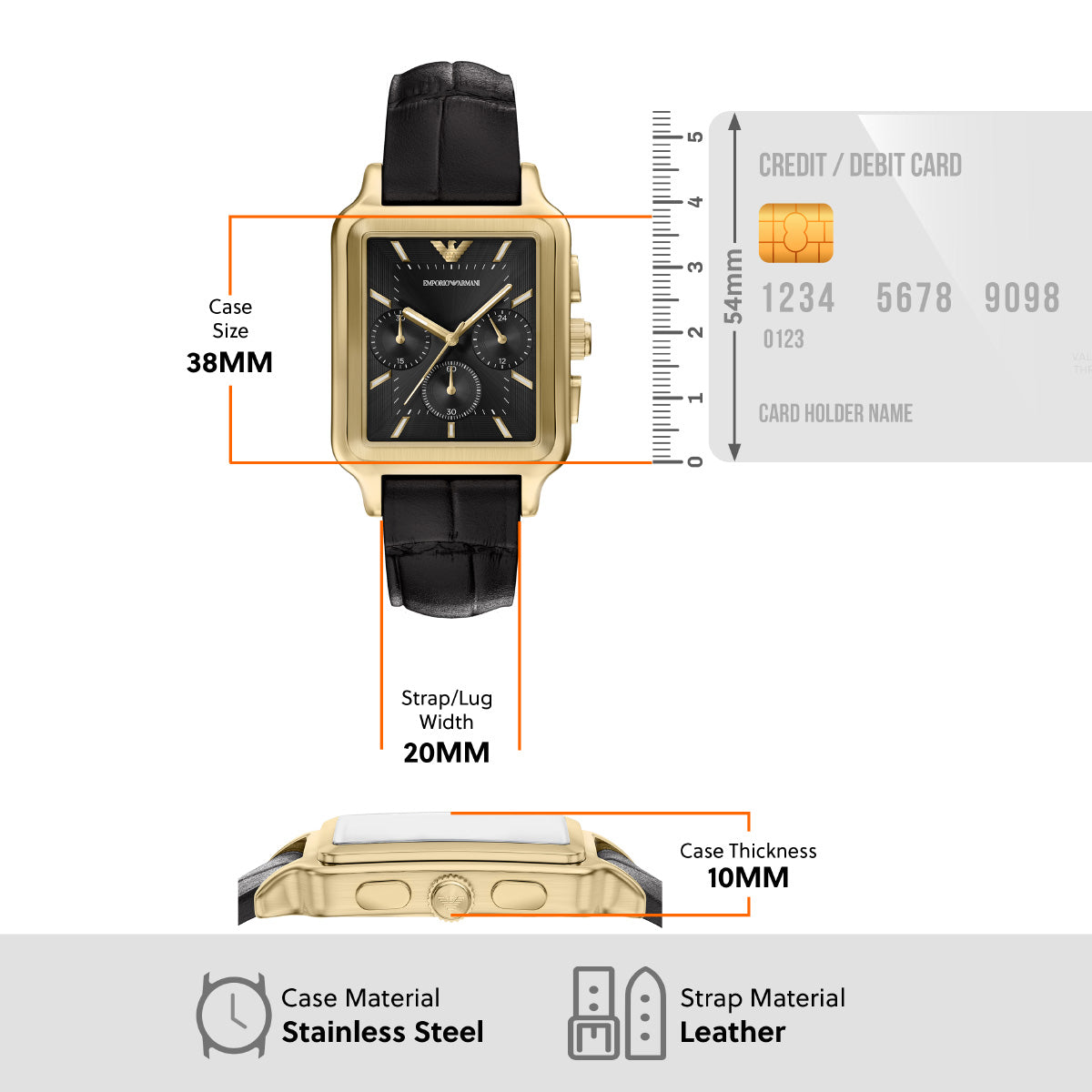エンポリオアルマーニ EMPORIO ARMANI 腕時計 メンズ クロノグラフ レザー AR11753【2026 新作】【60回分割手数料無料！】