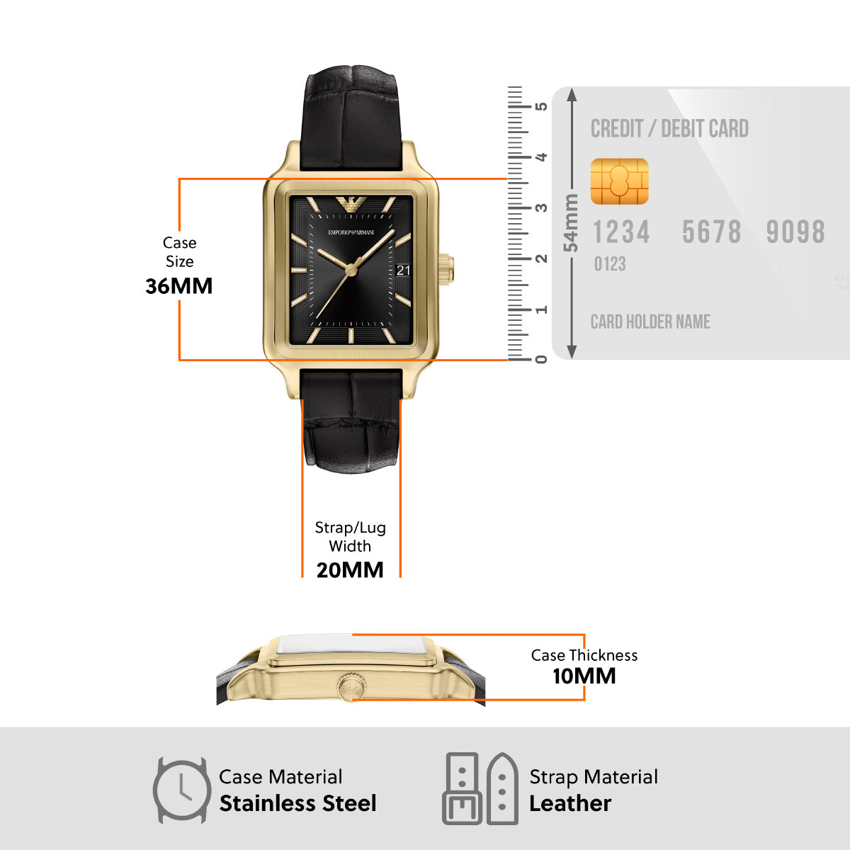 エンポリオアルマーニ EMPORIO ARMANI 腕時計 メンズ レザー AR11757【2026 新作】