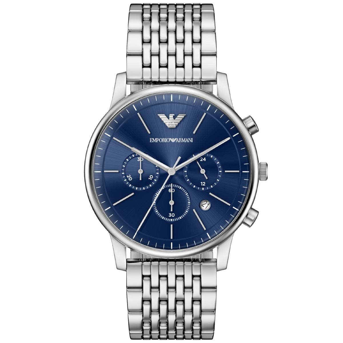 エンポリオアルマーニ EMPORIO ARMANI 腕時計 メンズ クロノグラフ ステンレススチール AR11771【2026 新作】【60回分割手数料無料！】