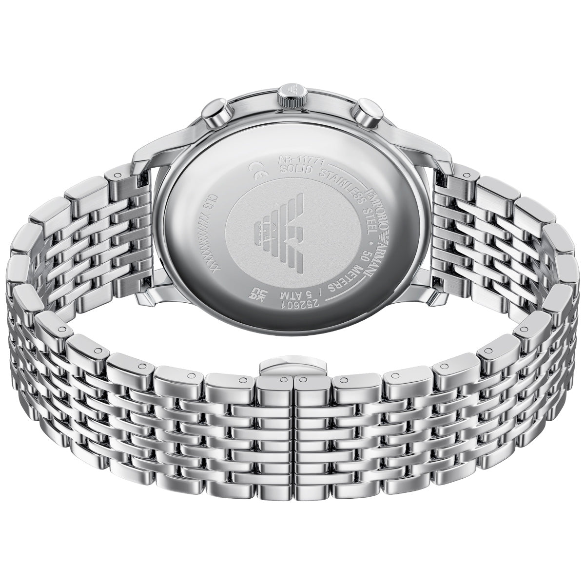 エンポリオアルマーニ EMPORIO ARMANI 腕時計 メンズ クロノグラフ ステンレススチール AR11771【2026 新作】【60回分割手数料無料！】