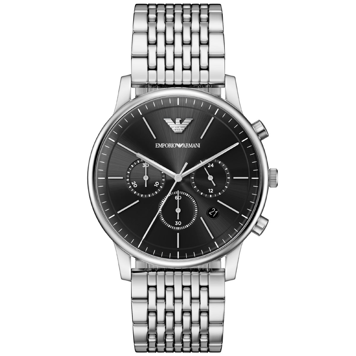 エンポリオアルマーニ EMPORIO ARMANI 腕時計 メンズ クロノグラフ ステンレススチール AR11772【2026 新作】【60回分割手数料無料！】